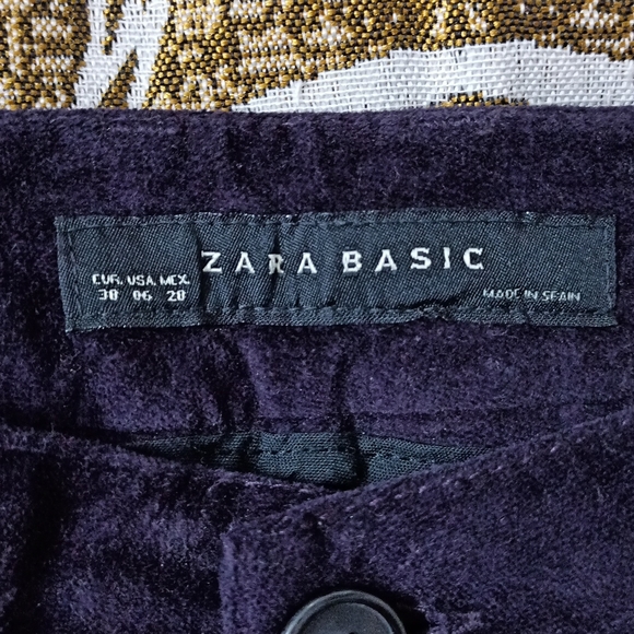 Zara Denim - Zara Velvet Purple Jeans